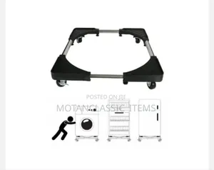 Adjustable Washing Machine And Fridge Stand