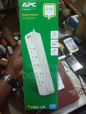 Apc Surge Protector Arrest Essential Pm5 Uk 5 Outlets