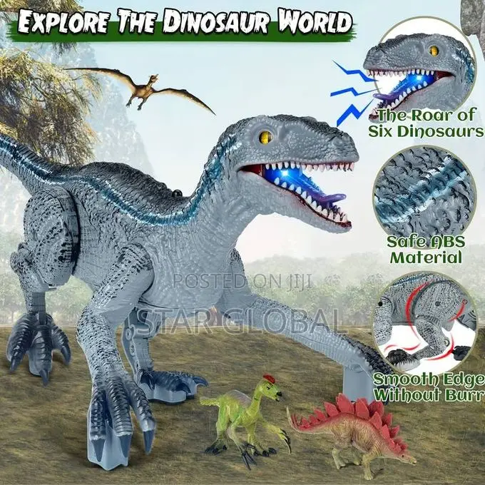 Electric Remote Control Model Dinosaur Toy