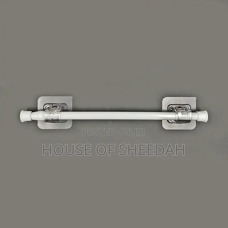 6pcs Adhesive Shower Curtain Rod Holder Nail-Free