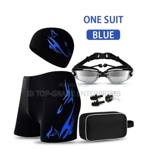 Black Men's Swimwear Suits