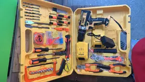 Electrical Tool Box Set With Screw Machine