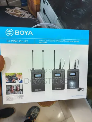 Boya by WM8 Pro UHF Channel Wireless Microphone