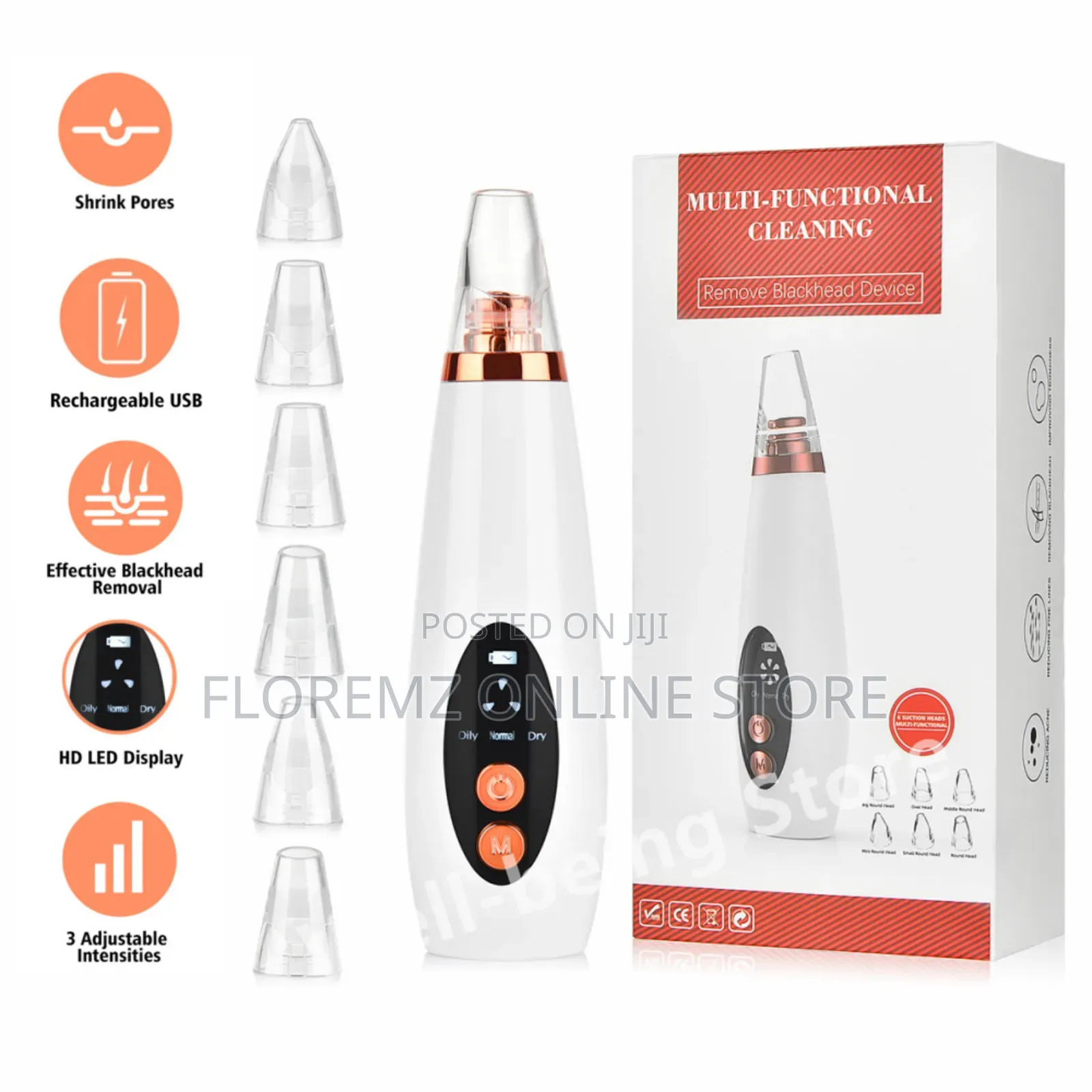 Facial Multi Functional Blackhead Pimple Extraction Device