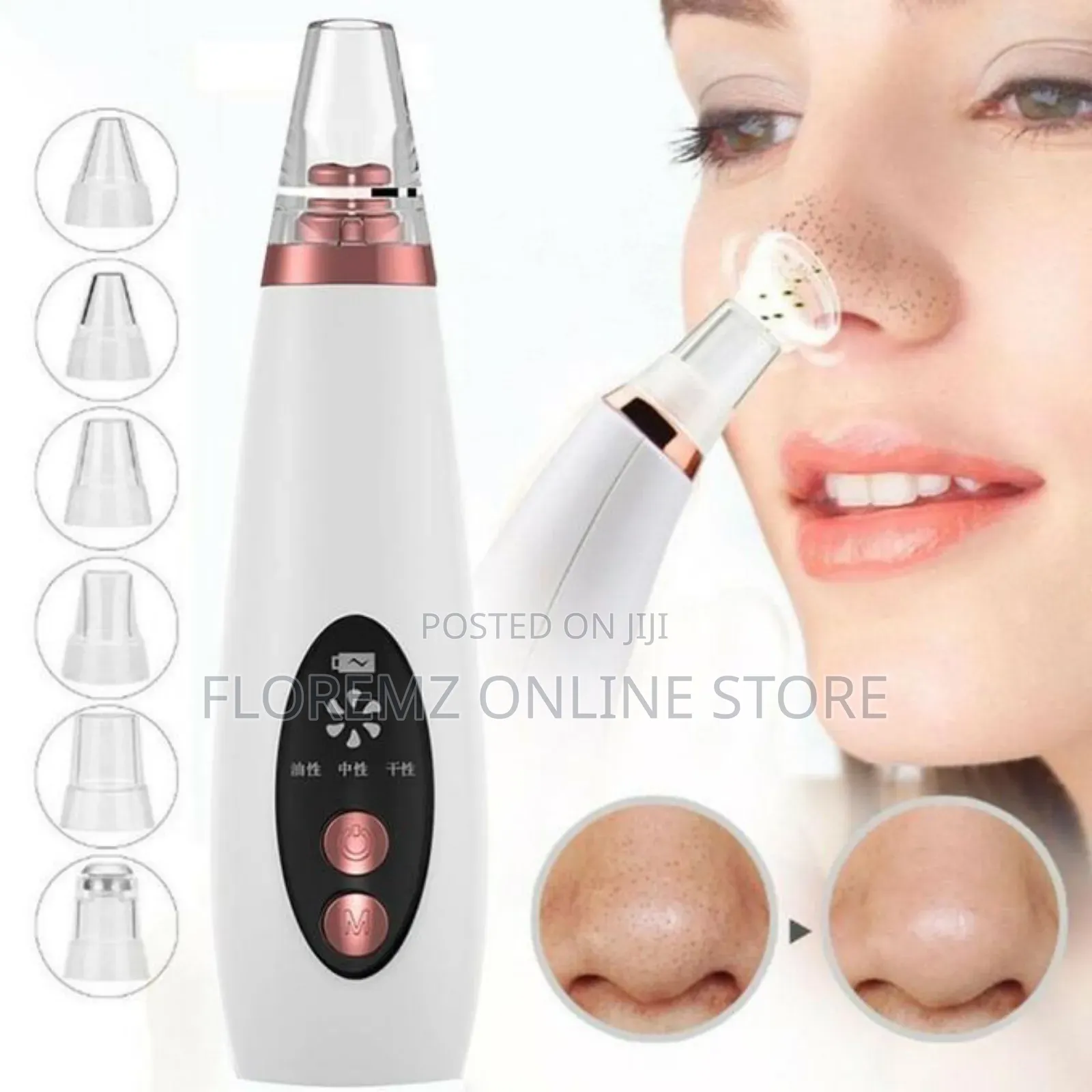 Facial Multi Functional Blackhead Pimple Extraction Device