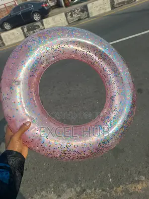 Vintage Design Floater With Glitter