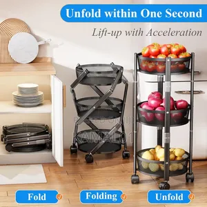 Fruit Basket - Rotating Fruit Bowls Storage Rack