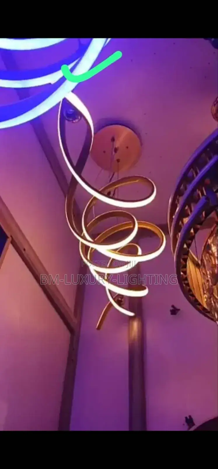 Luxury Square 3 Ring Pendant Chandelier