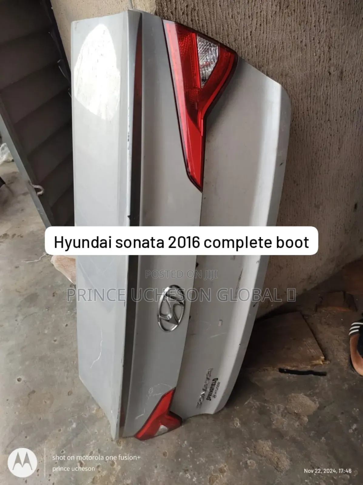 Hyundai Sonata 2016 Boot Complete