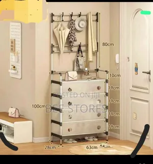 Dustproof 5 Layers Shoe and Hat Rack