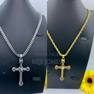 Photo - Steel Chain With Cross Pendant