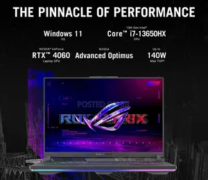 New Laptop Asus ROG Strix G16 G614 16GB Intel Core I7 SSD 1T