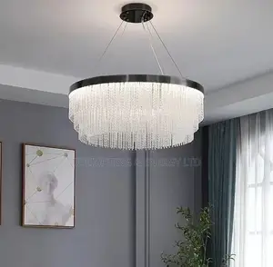 Modern Crystal Led Chandelier 80cm