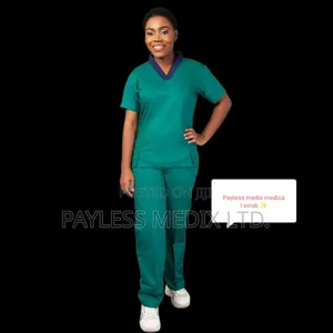 Plain Medical Scrub Green Colour