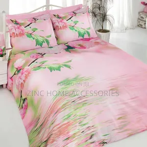 Maxstyle 3d Satin Sunset Double Duvet Cover Set