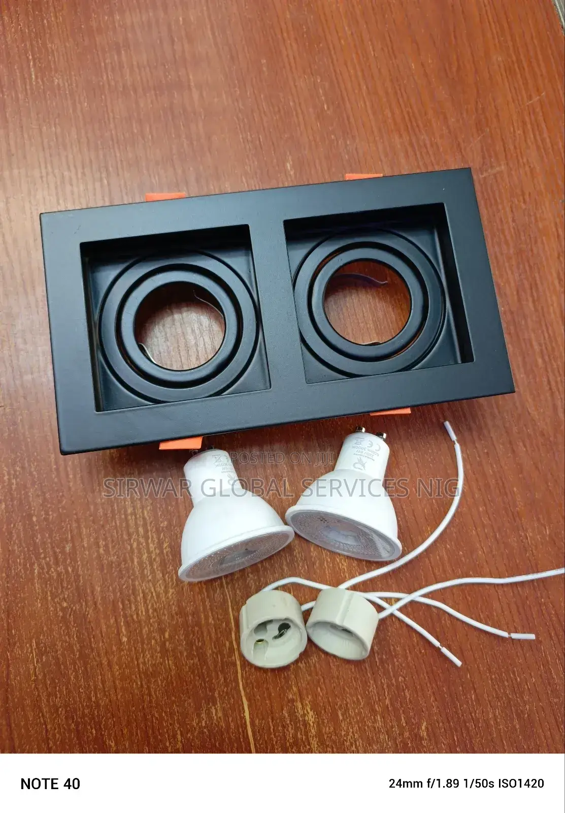 Double Spot Light Black