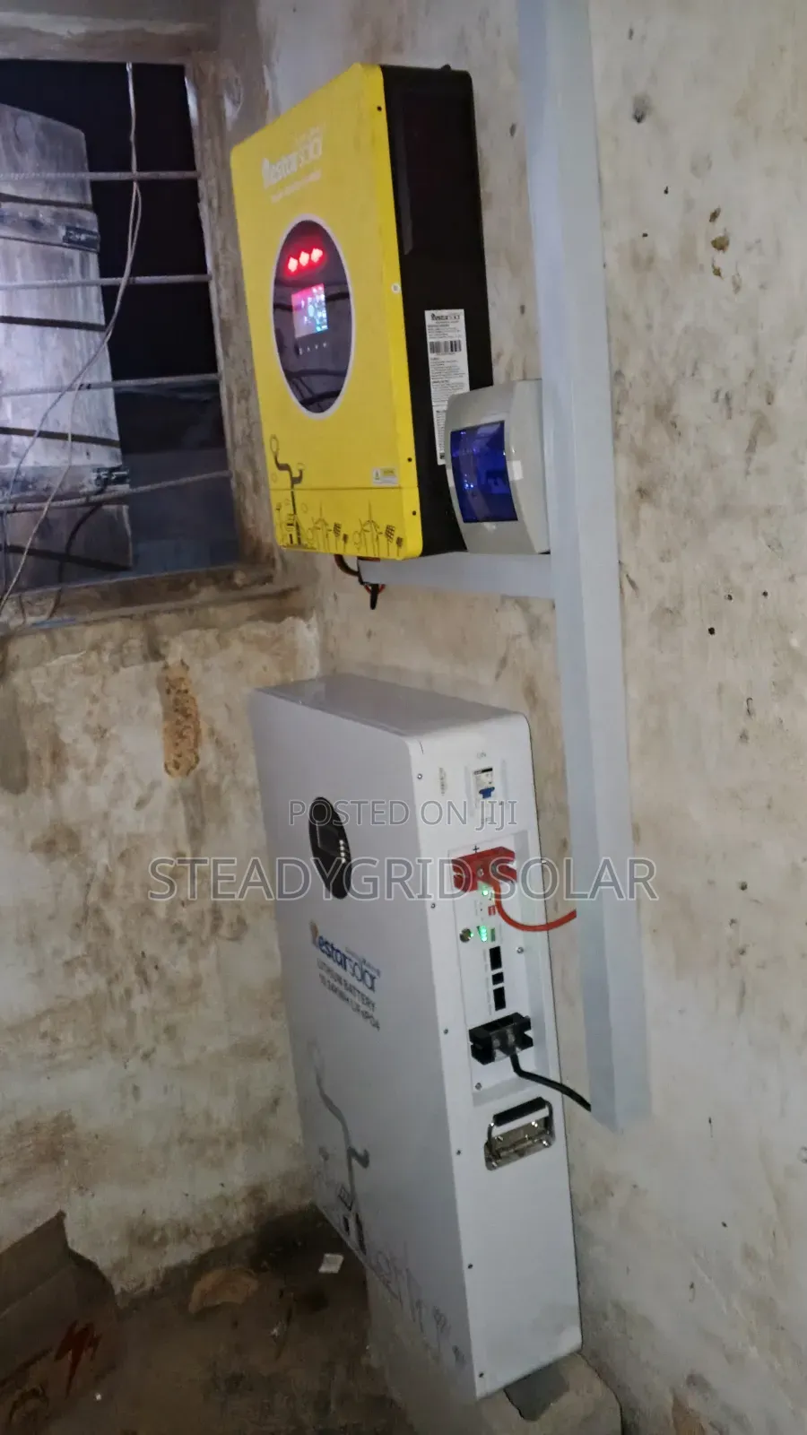 Extremely Rugged 10kva Inverter Solar Powered Installation