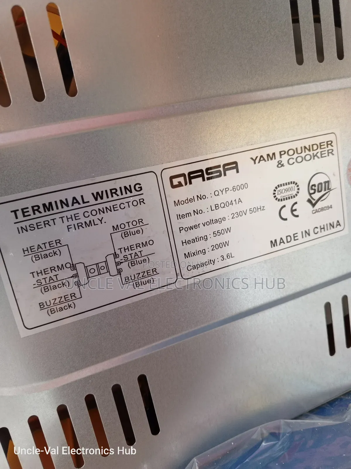Qasa Yam Pounder QYP-6000