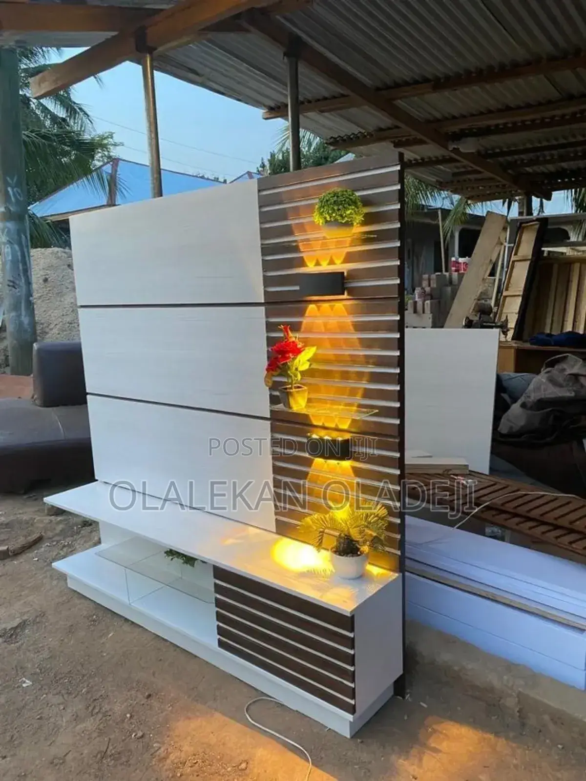 TV Stand With Lights