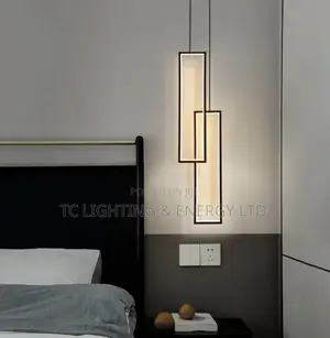 Double Arm Bedside Pendant Light