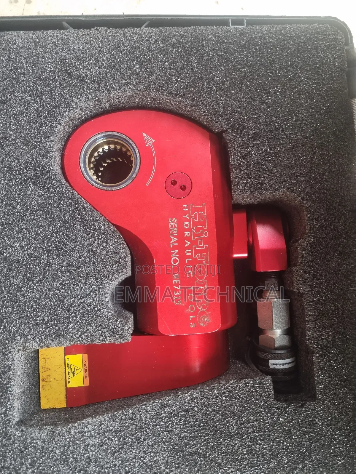 Square Drive 1" Hydraulic Torque Wrench
