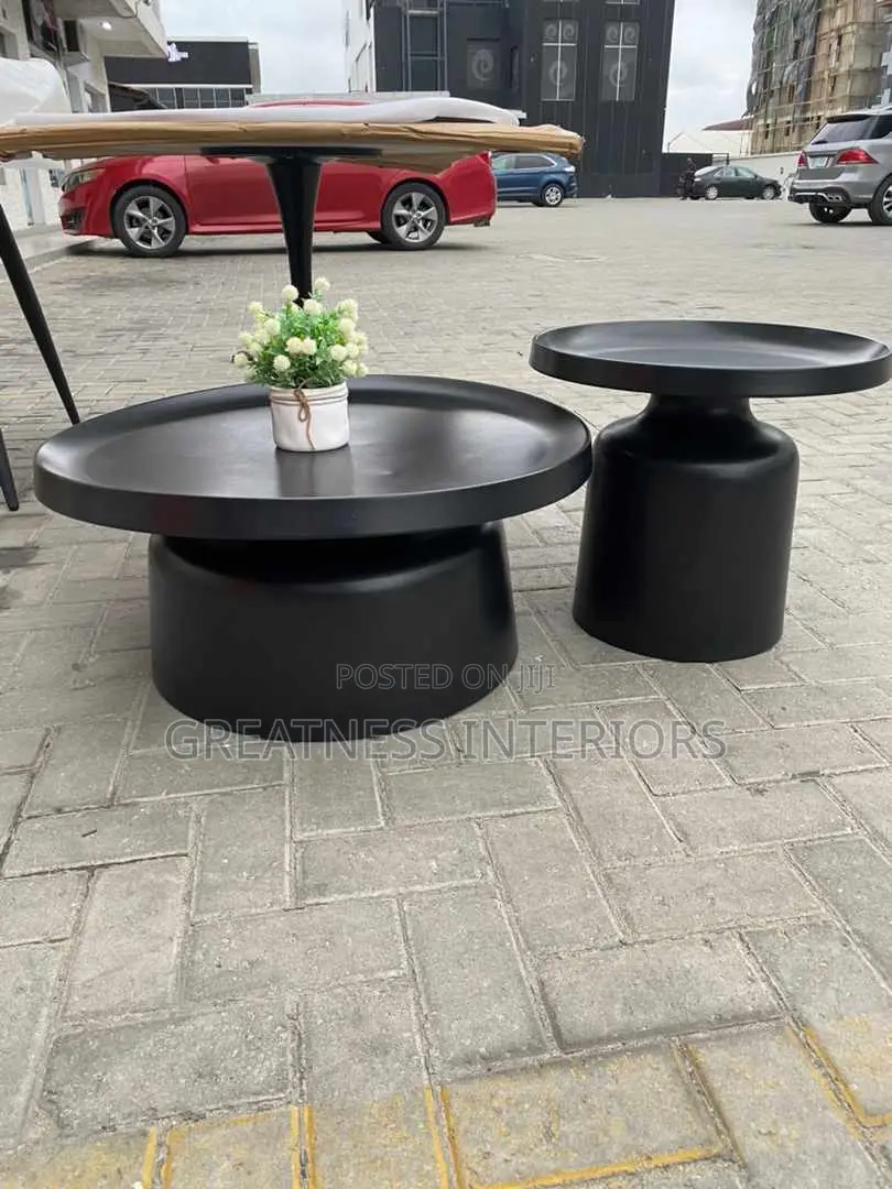 High Classic Imported Center Table With Side Stool