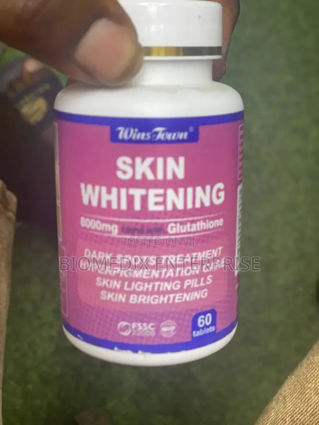 Skin Whitening 8000mg for sale - Biomedix Enterprise  Price:  9,000 on  Jiji.ng [Lagos Island (Eko)]