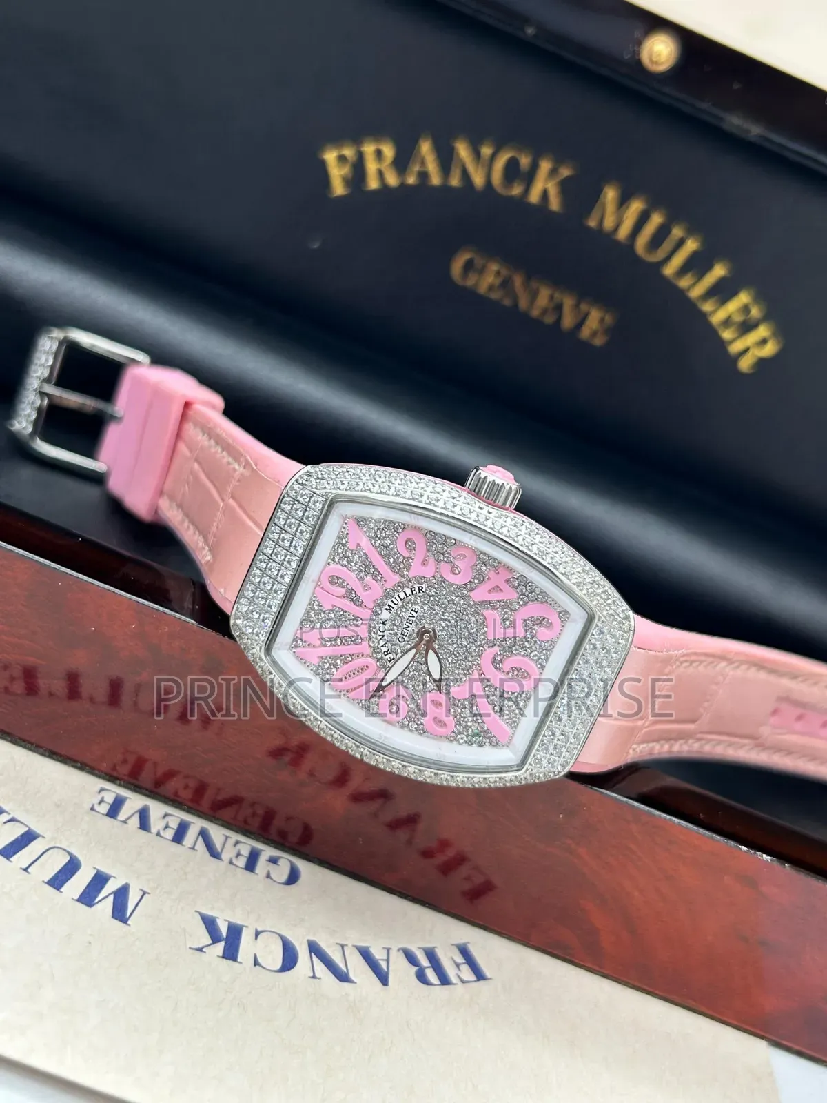 Frank Muller Chronograph Leather Watch