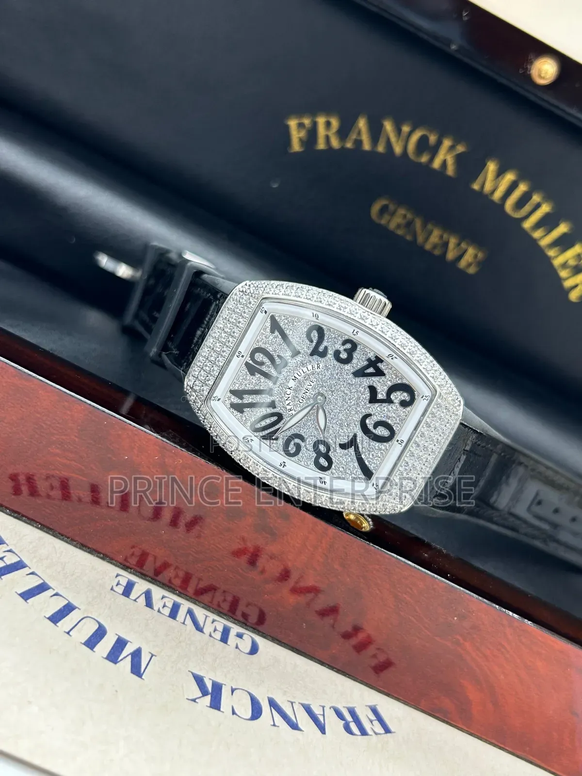 Frank Muller Chronograph Leather Watch