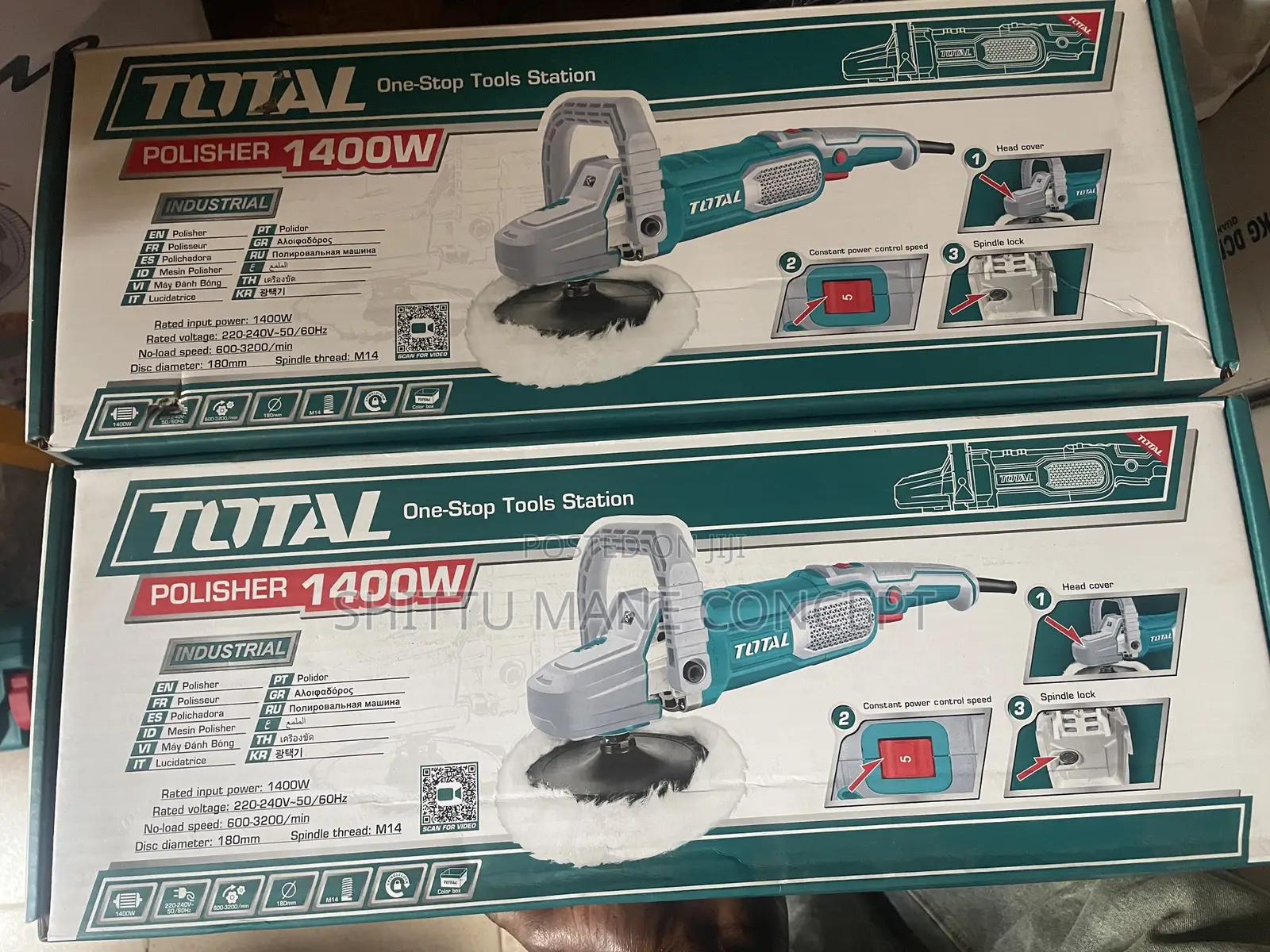 TOTAL Buffing Machine 1400watt
