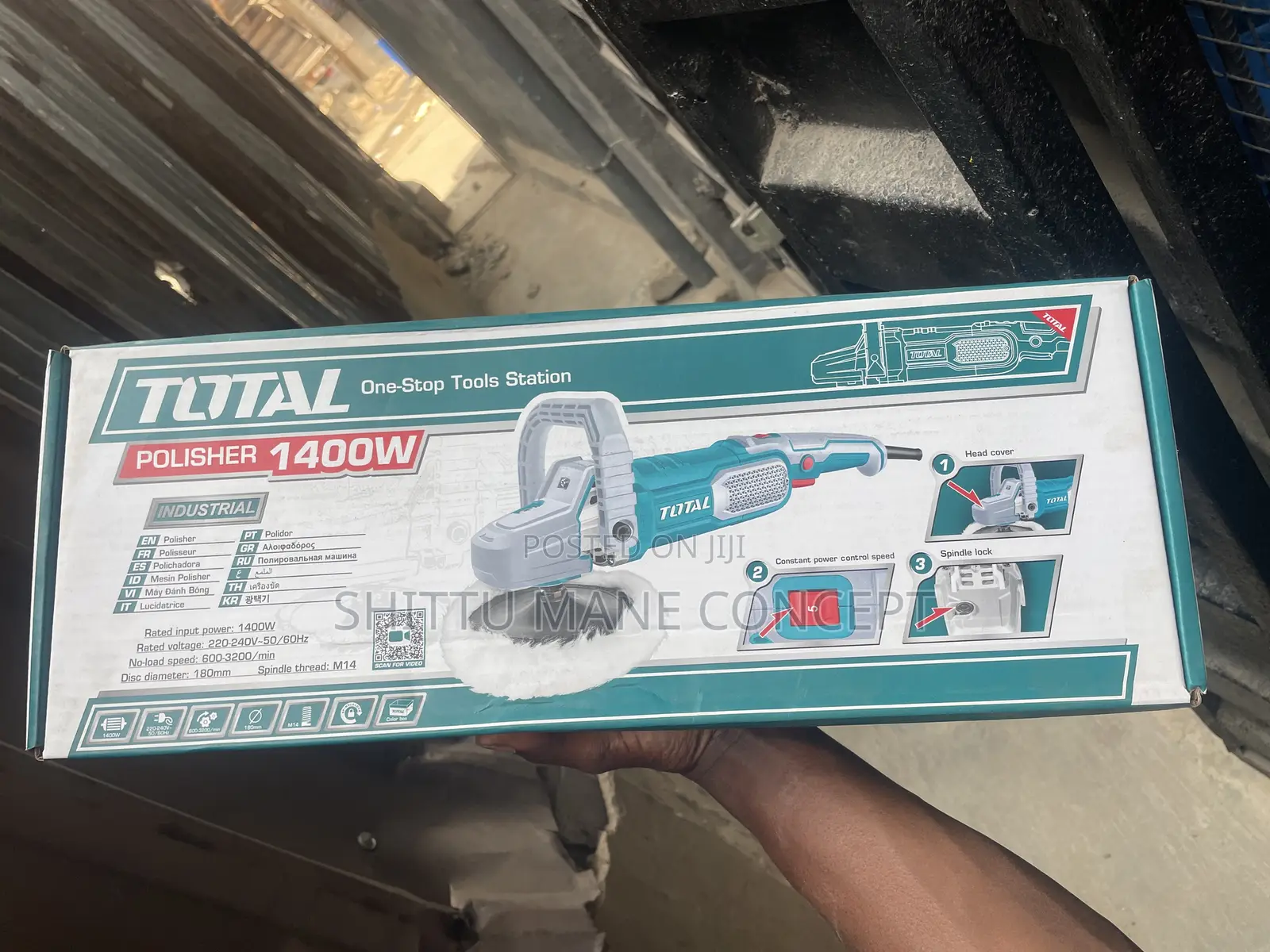 Polisher / Buffing Machine TOTAL 1400watt