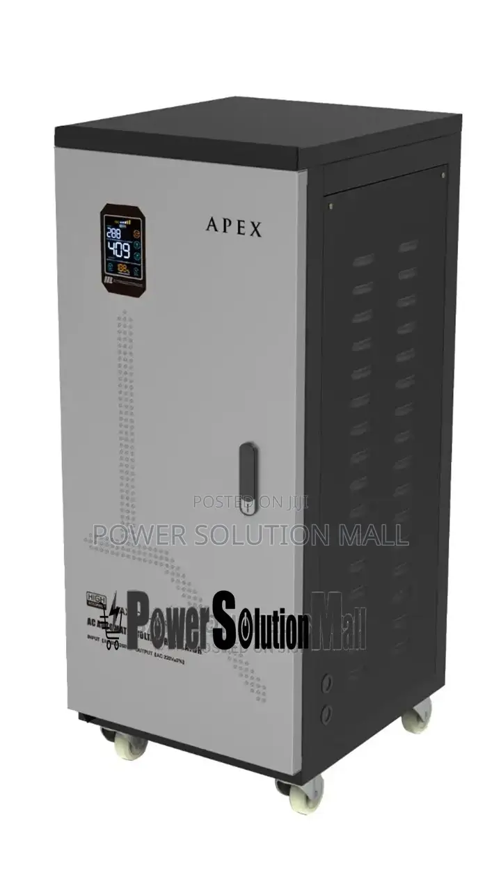 Apex 40kva Single Phase Servo Stabilizer 80v-260v