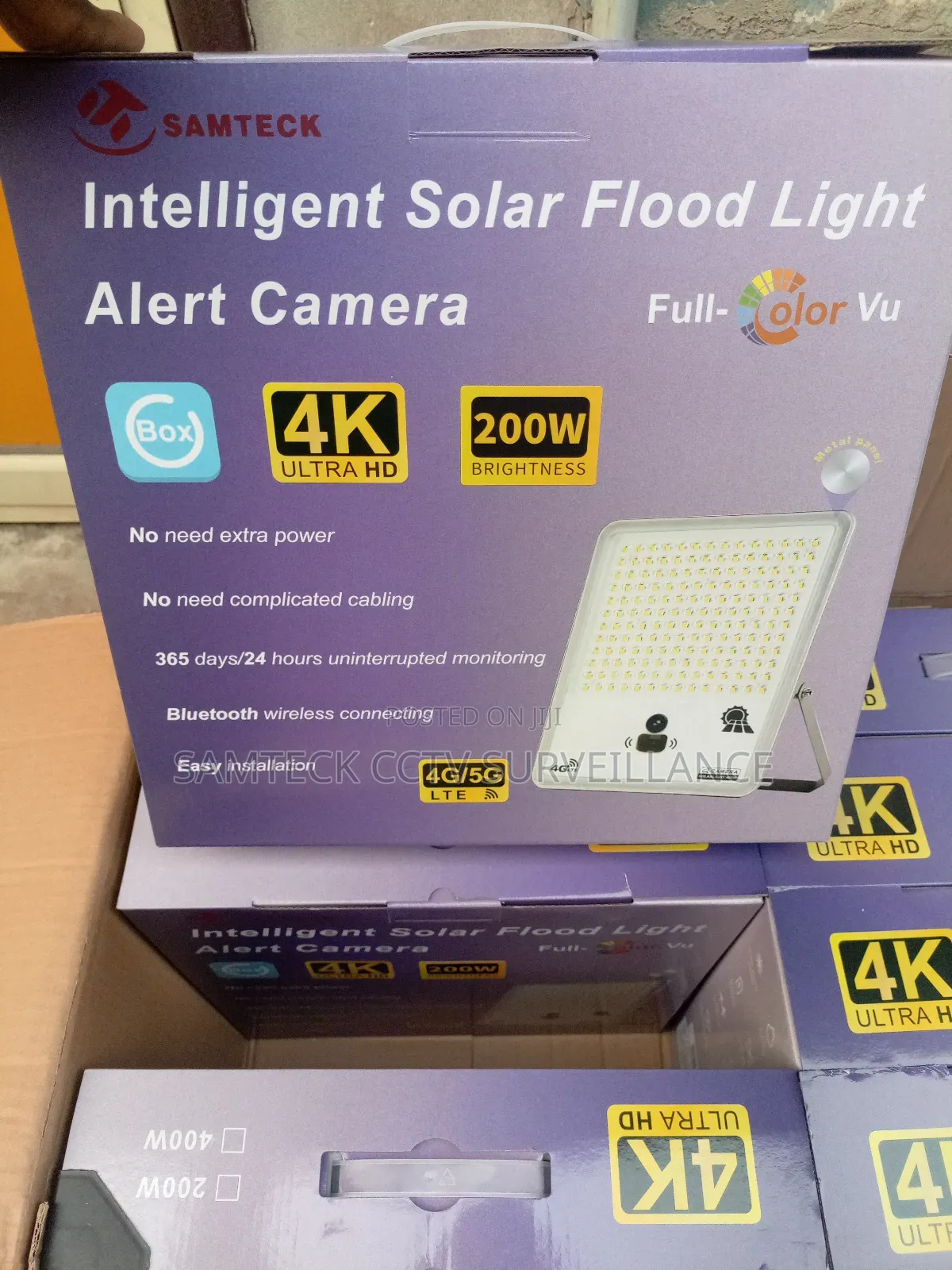 Intelligent Solar Flood Light Camera