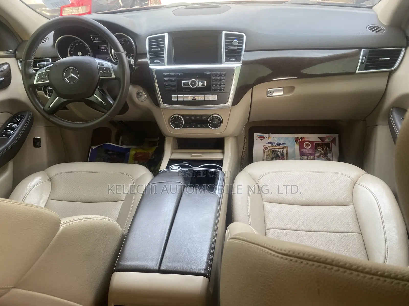 Mercedes-Benz M Class 2014 Red