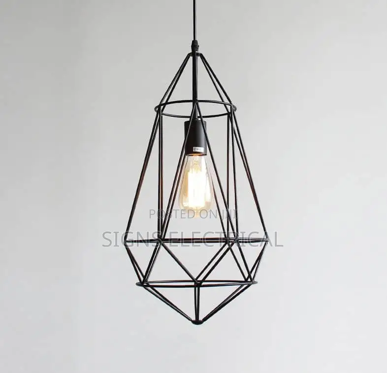 Diamond Shaped Pendant Light