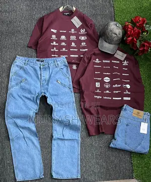 Luxury T-Shirt and Jean, Cap Excluded