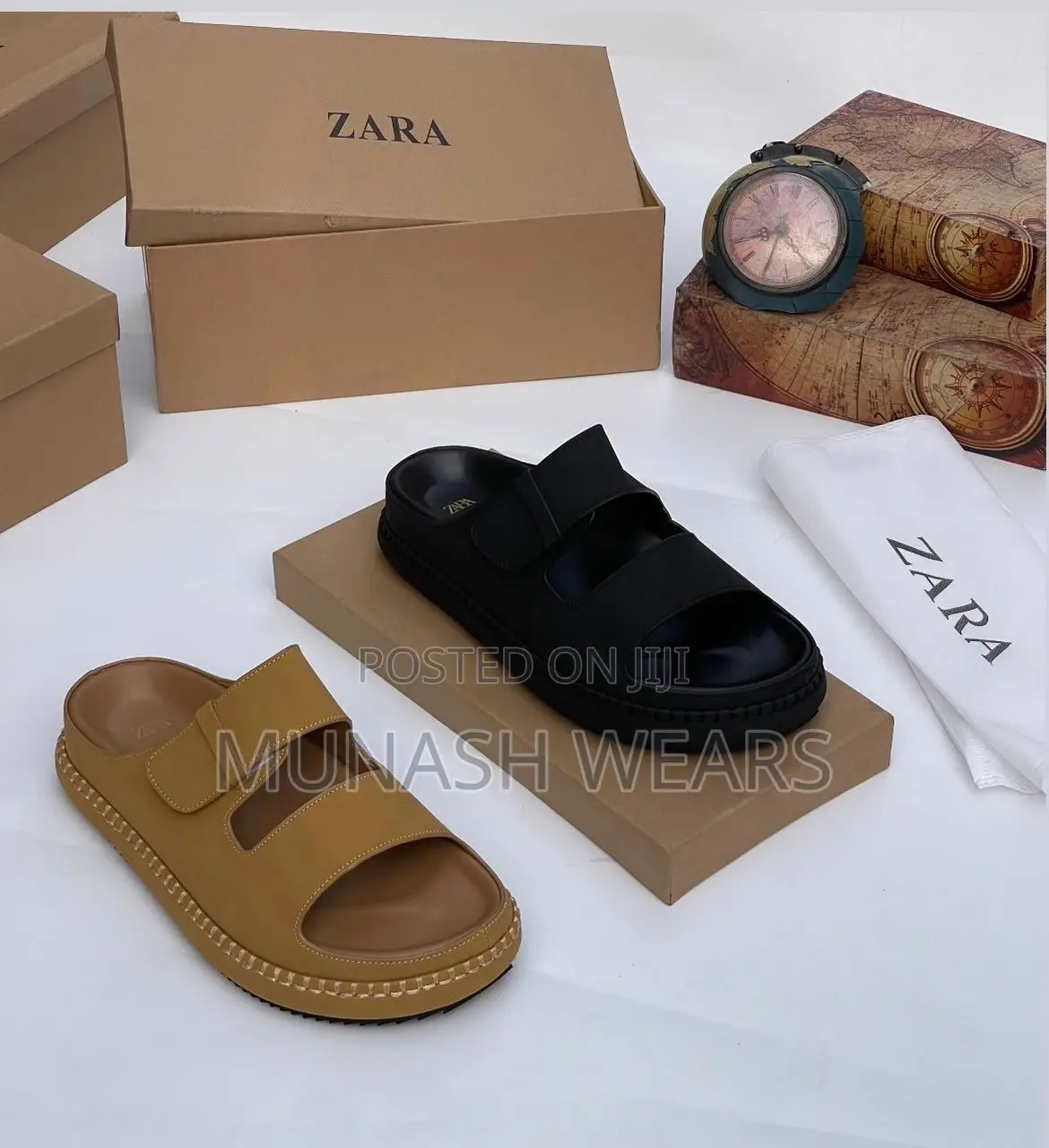 Zara Leather Slip