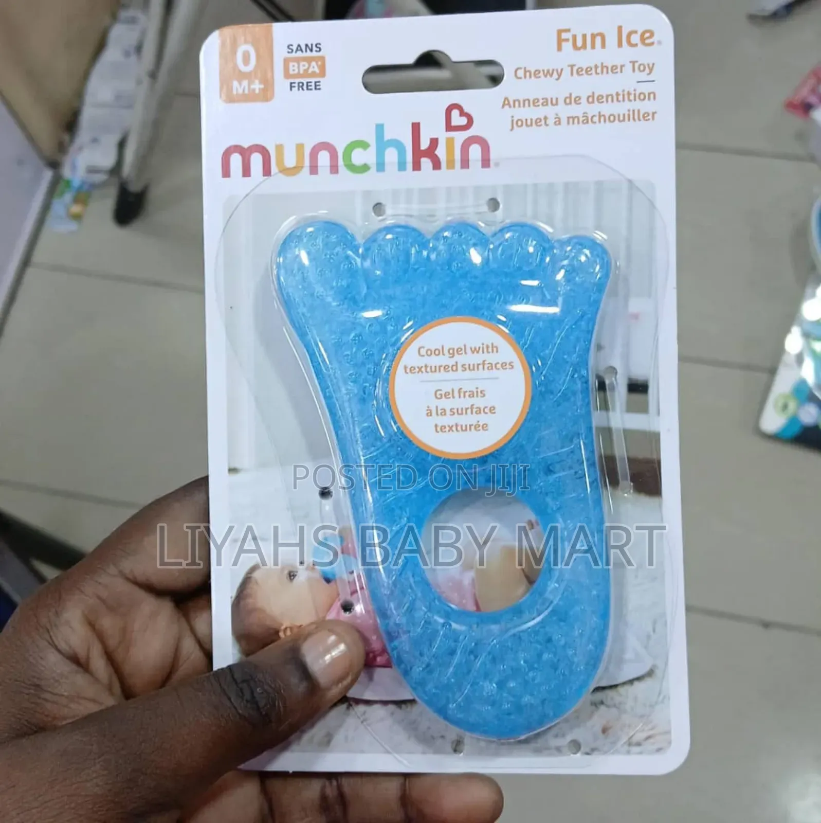 Munchkin Fun Ice Chewy Teether – Blue