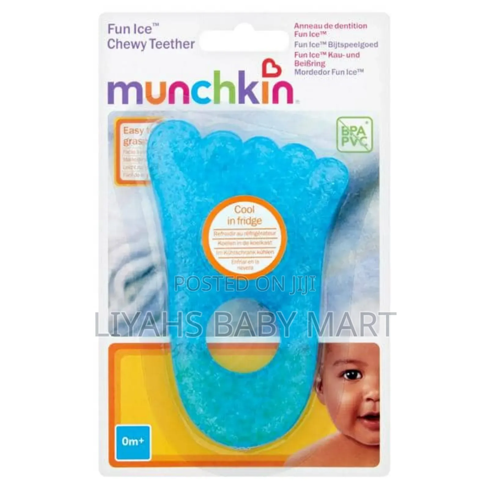 Munchkin Fun Ice Chewy Teether – Blue