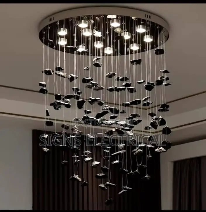 Luxury Stone Crystal Chandelier