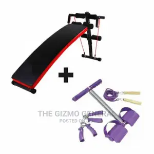 American Fitness Sit Up Bench With Tension Ropes