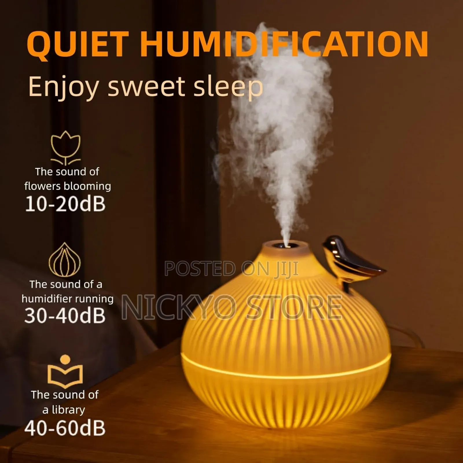 300ml Mini Humidifier, Cute Onion Shape Humidifier