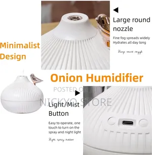 300ml Mini Humidifier, Cute Onion Shape Humidifier