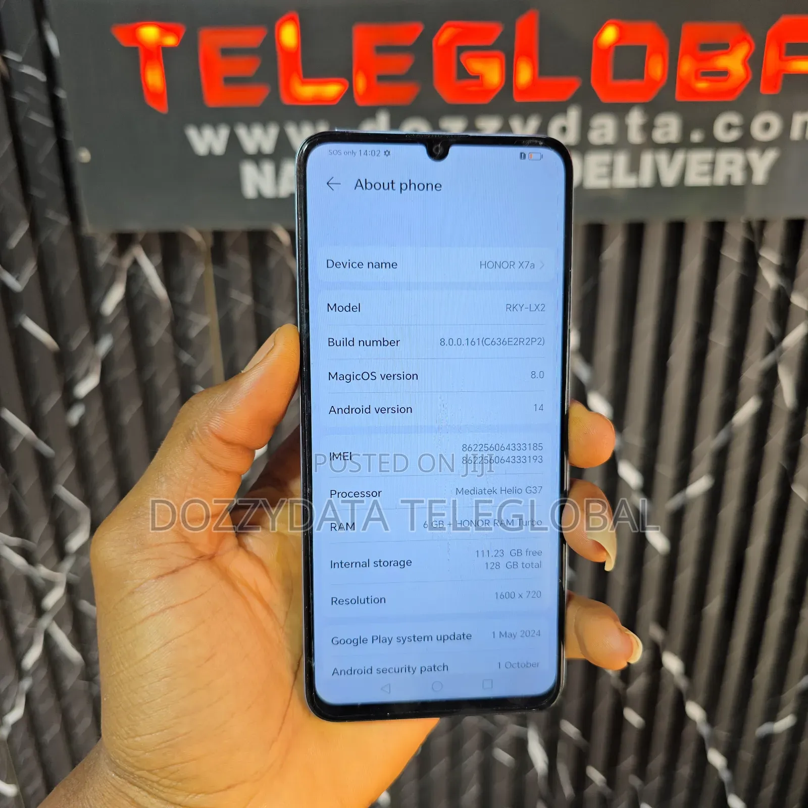 Honor X7a 128 GB Blue