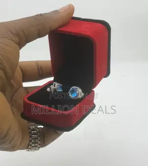 Photo - Iced Blue Luxe Men’S Magnetic Earrings