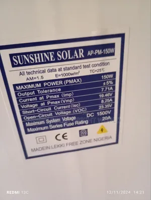 150w Solar Panel