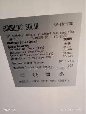 200w Solar Panel