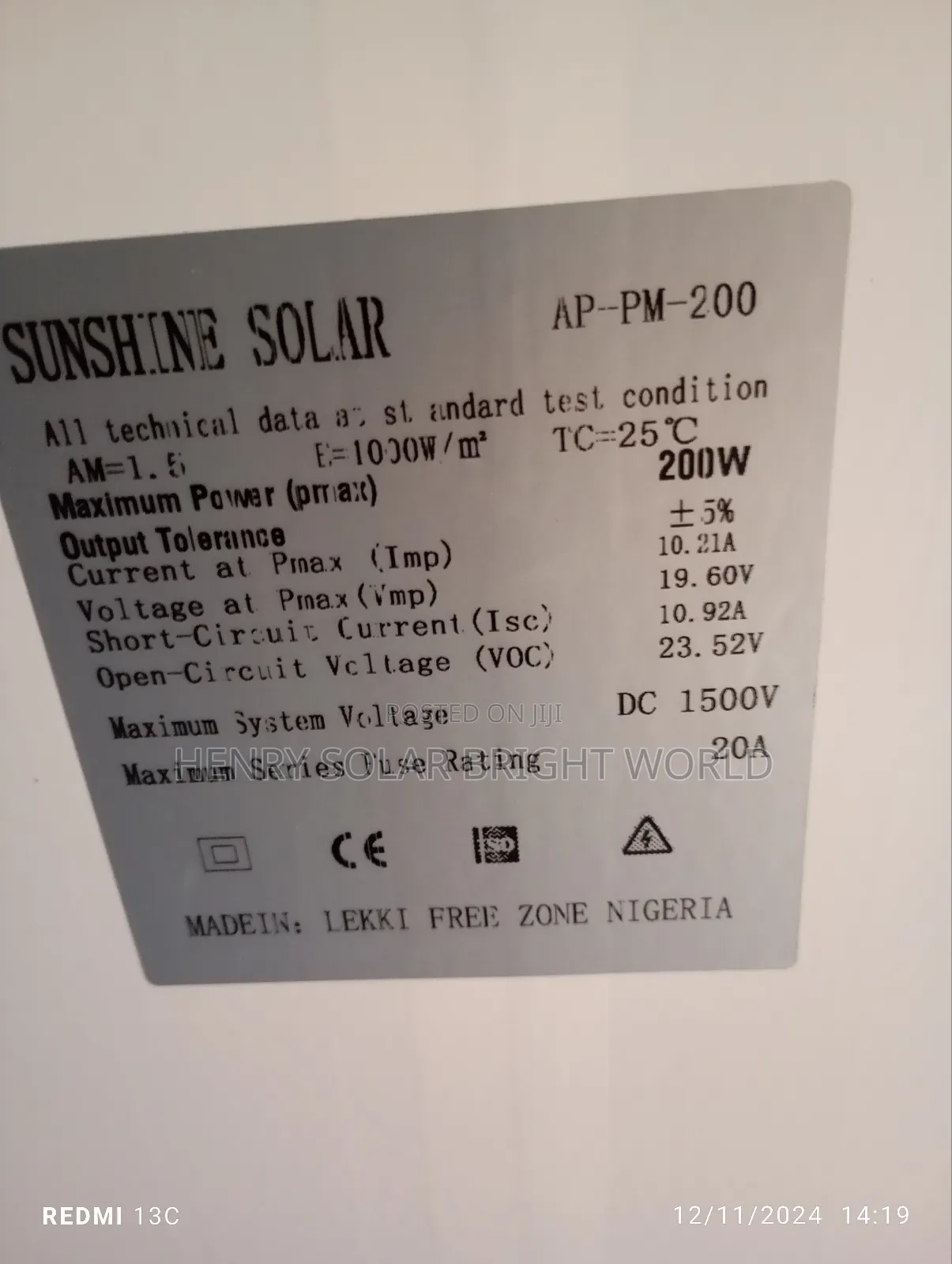 200w Solar Panel