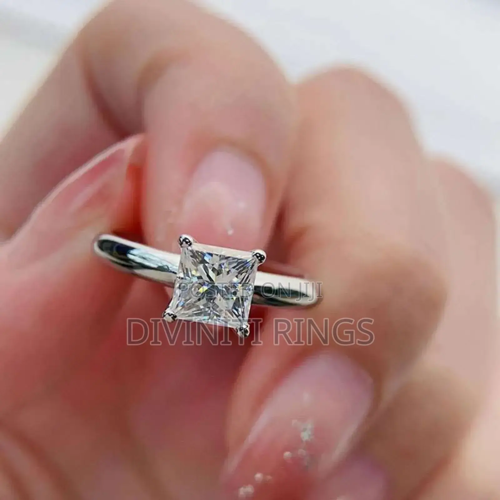 925 Silver Engagement Ring