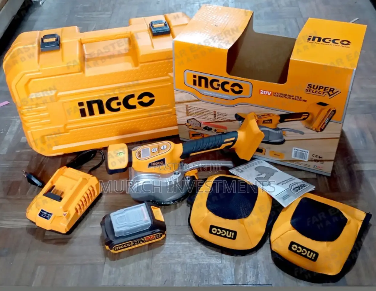 INGCO Cordless Tile Vibration Machine 20V
